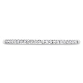 0.06ct 14k White Gold Diamond Lady's Band Size 5.5